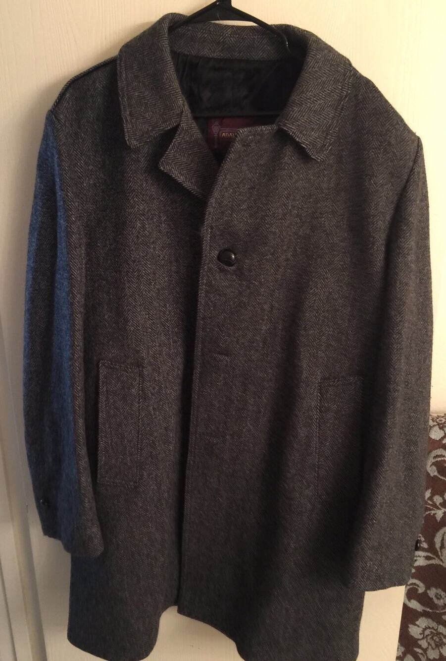 Adams Row by Richman Tweed Jacket Coat 44 Long